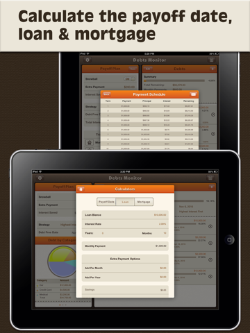 Debts Monitor Pro for iPad-Debt Tracker & Reminder - náhled