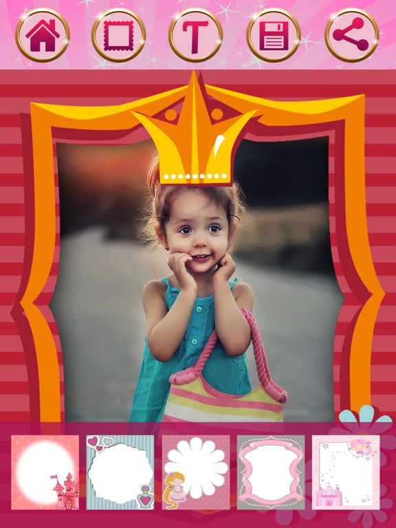 Fairy princess photo frames for girls – kids album screenshot 2