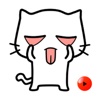 Animated White Cat Sticker