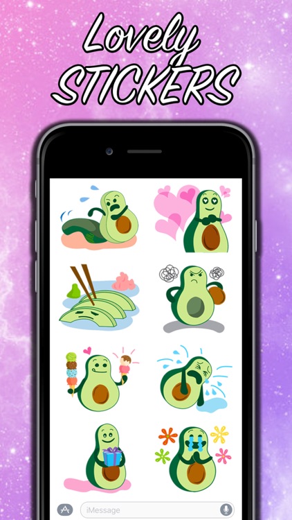 Avocado Party > Cool Stickers! screenshot-3