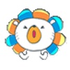 Cute little clown Animated Stickers