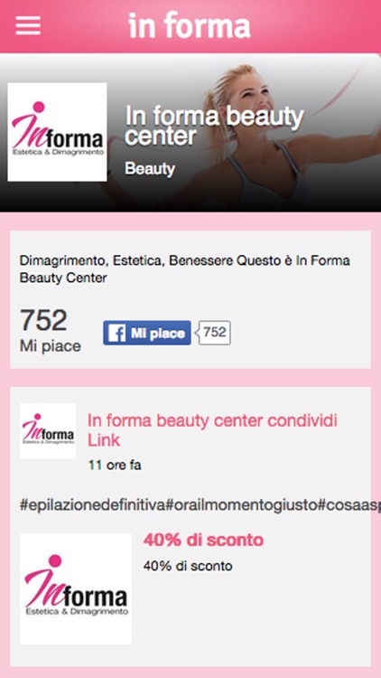 in forma beauty center