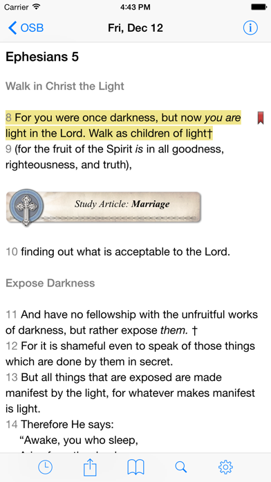 Orthodox Study Bible screenshot1