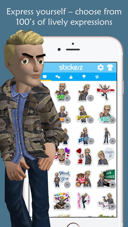 Meez Stickerz: Create 3D Animated Avatar Stickers