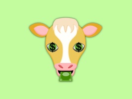 Gold Cow Emoji Stickers