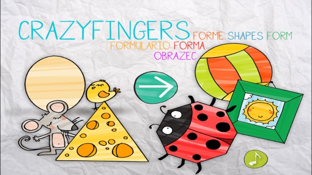 Turutu Crazyfingers Shapes