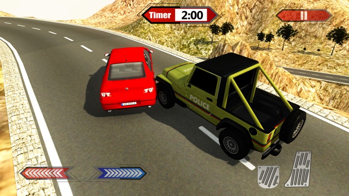 Hill Police Jeep Simulator  4x4 Chase Driving