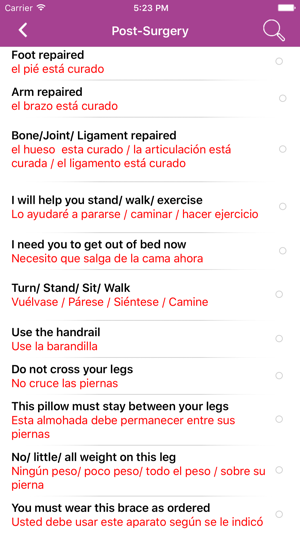 Physical Therapy Spanish Guide(圖3)-速報App