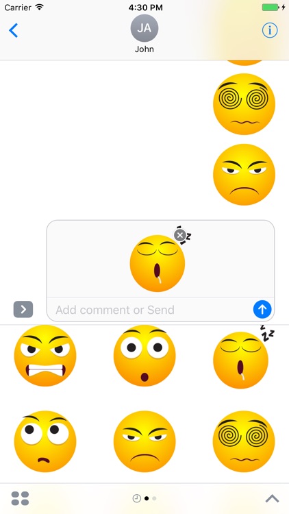 Emoji & Emoticons Stickers For iMessage screenshot-0