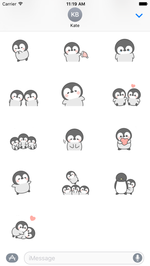 Lovely Penguin Animated Sticker(圖4)-速報App