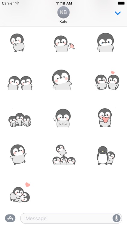 Lovely Penguin Animated Sticker screenshot-3