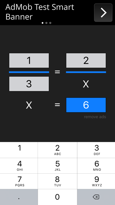 How to cancel & delete Rule of Three Calculator from iphone & ipad 1