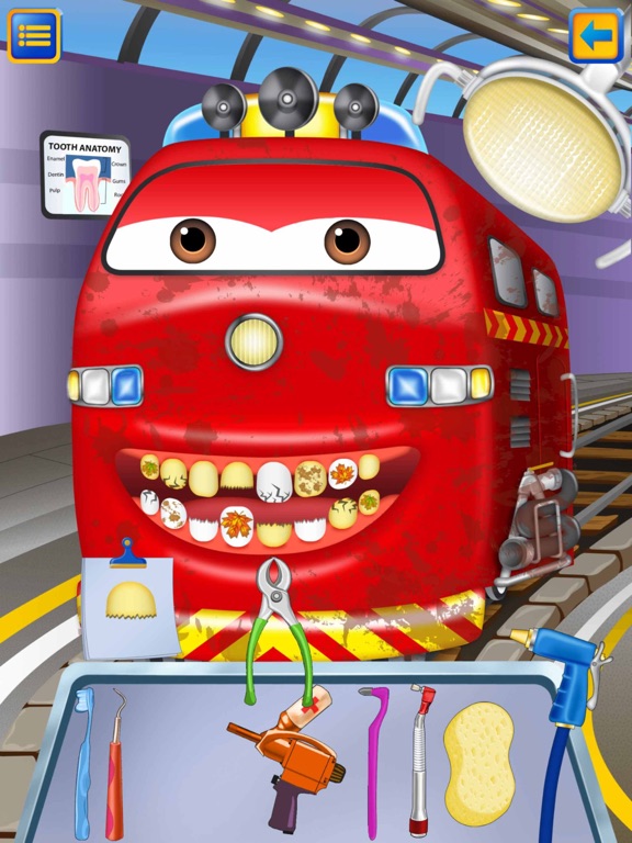 Train Dentist & Wash: Kids Game with Trolley на iPad