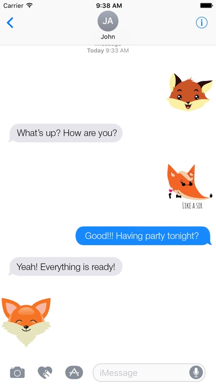 Fox Sticker Pack - Cute Fox Emojis Super Set
