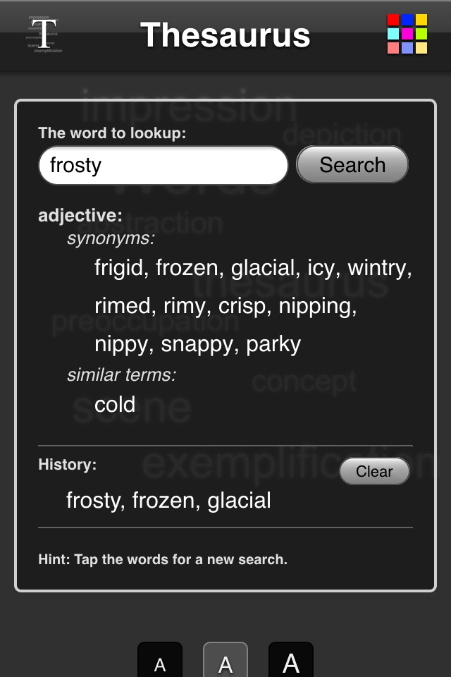 Thesaurus App - Free screenshot 2