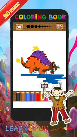Game screenshot Dino Coloring Pencils:Coloring Pages For Girl&Boy hack