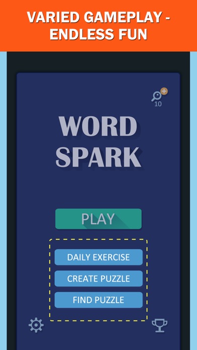 Word Spark Smart Training Game Screenshot