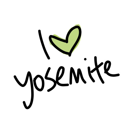 Yosemite sticker, California stickers for iMessage icon