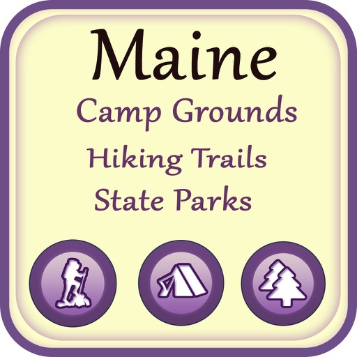 Maine Campgrounds & Hiking Trails,State Parks icon