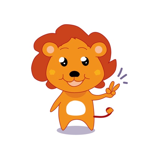 Rocky The Little Lion stickers by Ronnie Hoekstra