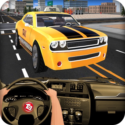 Taxi Driver 3D Simulator Free Icon