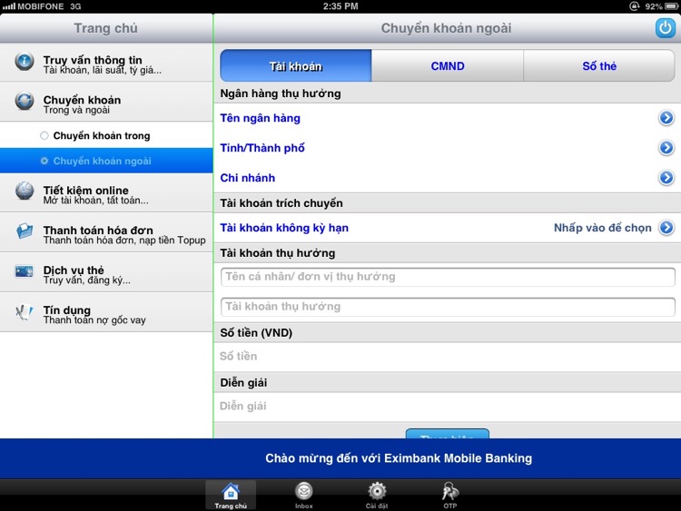 EIB Mobile for iPad