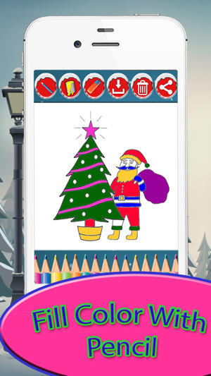 Christmas Drawing Pad - holiday activities for kid(圖4)-速報App