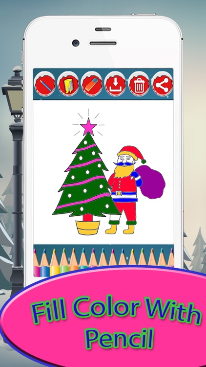 Christmas Drawing Pad - holiday activities for kid screenshot-3