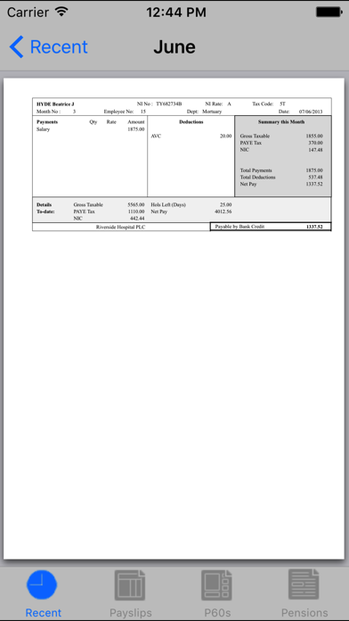 How to cancel & delete IRIS OpenPayslips from iphone & ipad 3