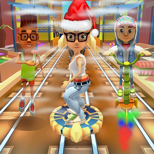 Subway Girly & Santa : surf running in Hanoi iOS App