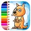 Free Coloring Book Games Kangaroo Version