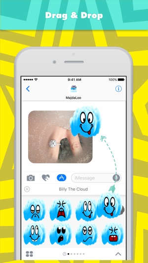 Billy The Cloud贴纸，设计：MajdaLoo(圖3)-速報App
