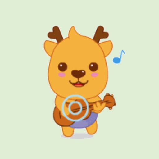 Bingo Reindeer animated stickers icon