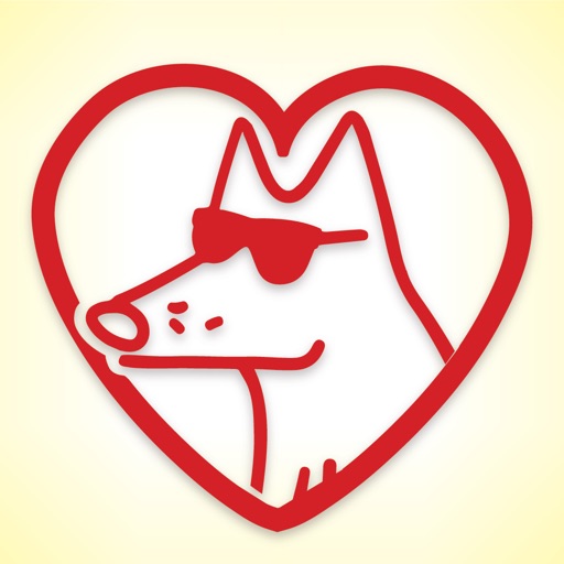 Teddy the Dog: Yappy Valentine's Day Stickers icon