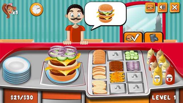 Burger Chef Deluxe - hamburger making game(圖2)-速報App