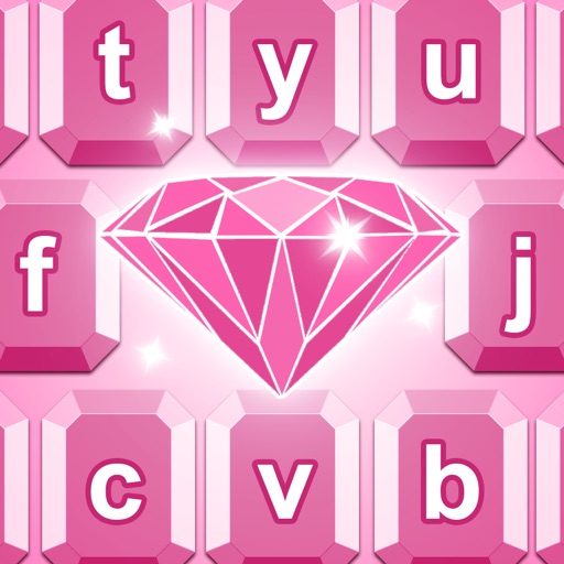 Diamond Keyboard Theme - Fancy Fonts Skins & Emoji iOS App