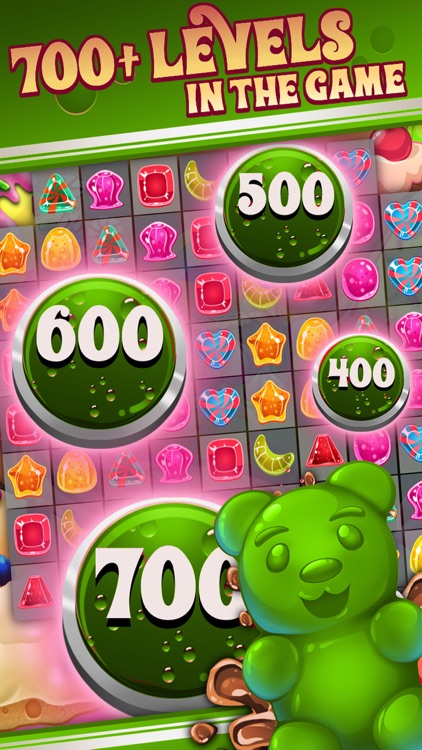 Soda Gummy Bears - Crush MATCH 3 Gummy candy game screenshot-3