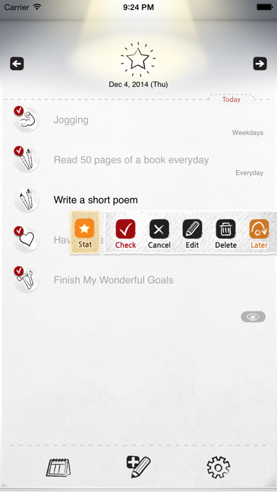 My Wonderful Goals * To-do note for my daily life Screenshot 4