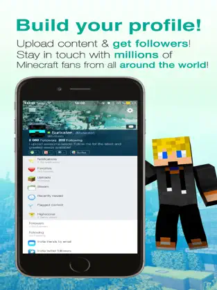 Captura 4 Seeds Lite For Minecraft - Server, Skin, Community iphone
