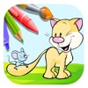Free Cat And Mouse Game Coloring Page Education
