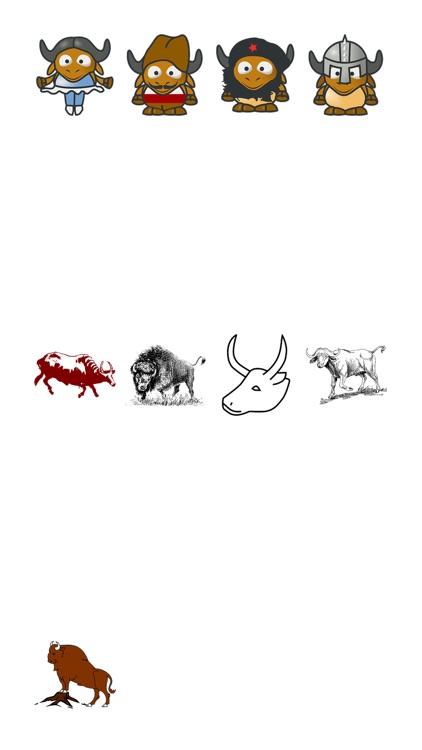 Bisons Two Sticker Pack