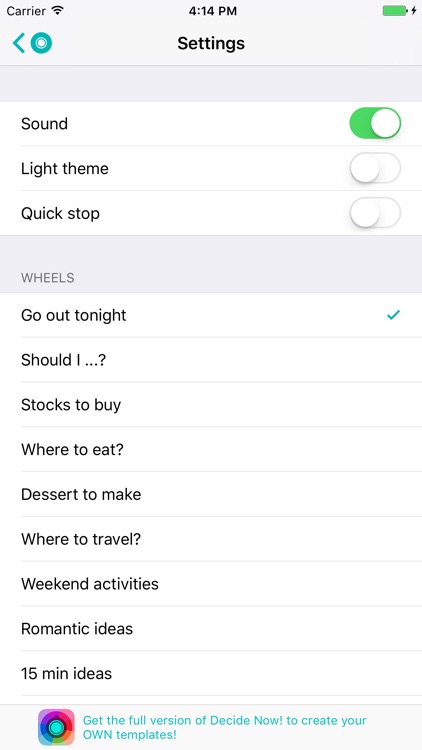 Decide Now! Lite screenshot-3