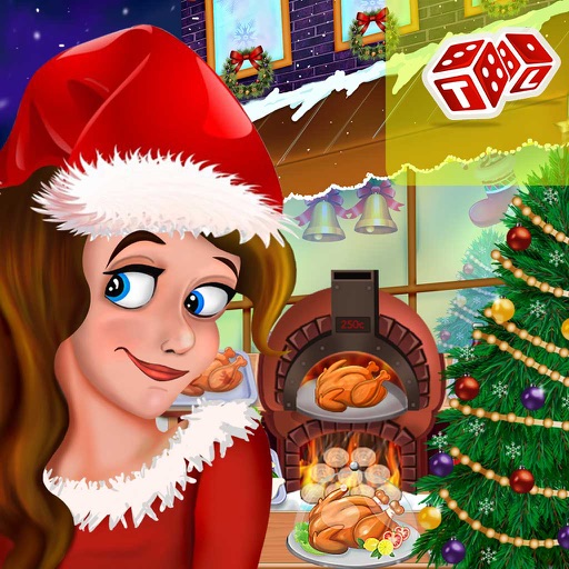 Christmas Cooking BBQ Maker Icon