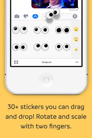 Googlyize: Animated stickers for messages screenshot 2