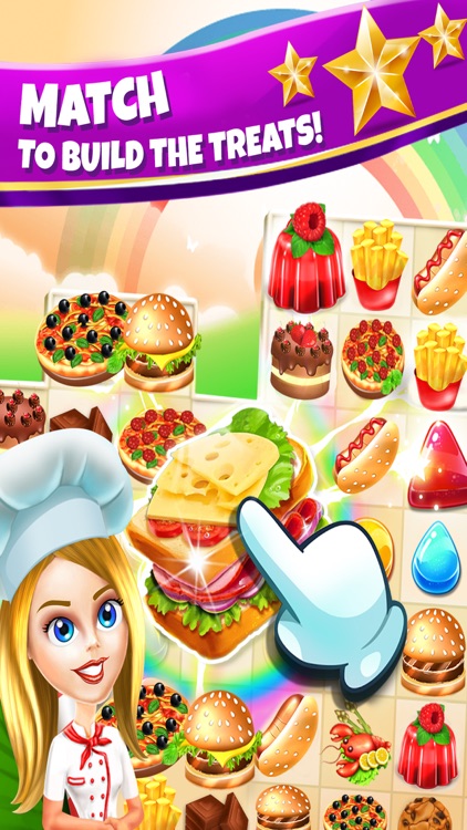 Food Maker Match 3 Cooking Games for kids