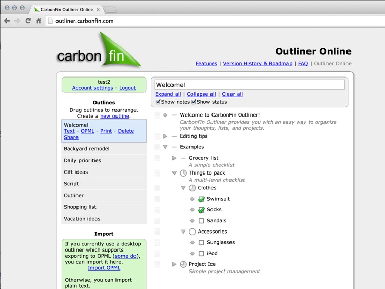 Outliner for iPad screenshot-4