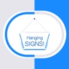 Hang a Sign! II (Light Gray/Bright Blue)