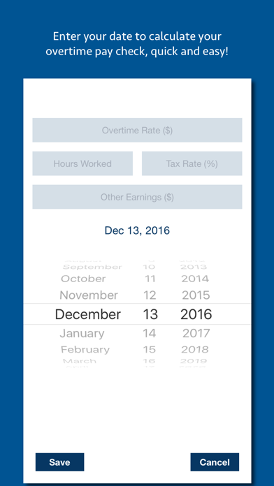 How to cancel & delete My Overtime Pay - Overtime paycheque calculator from iphone & ipad 1