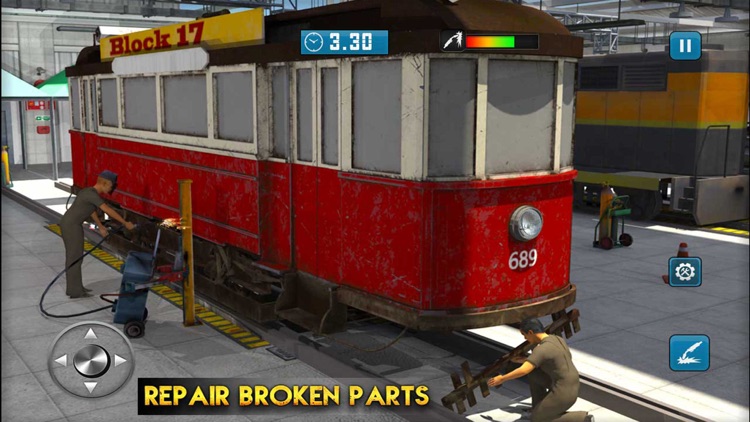 Real Train Mechanic Simulator: 3D Work-shop Garage screenshot-4