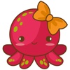 Ori, the cute sea octopus for iMessage Sticker